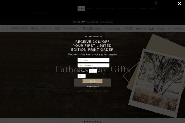 Site using Lightbox Bank plugin