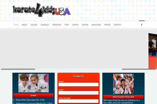 Kidslife theme site design template sample
