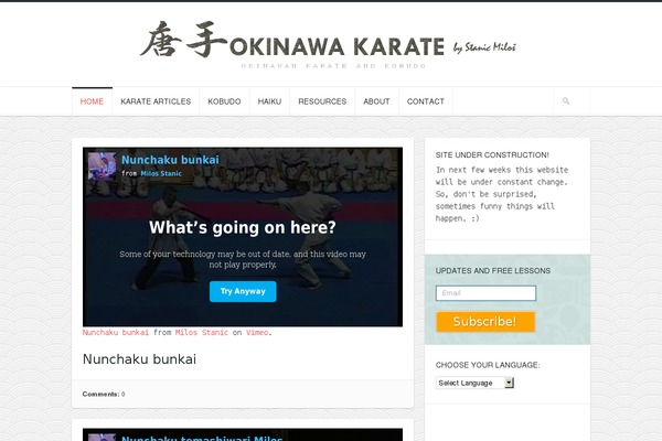 Hoarder theme site design template sample
