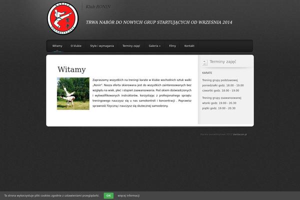 karateponadstylowe.pl site used Polished