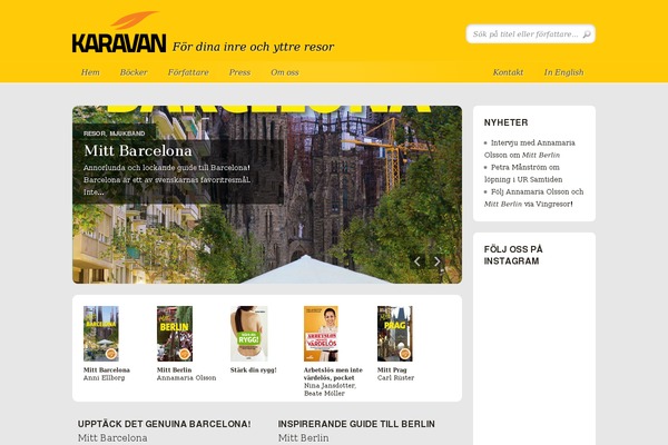 Site using Woo-slider plugin
