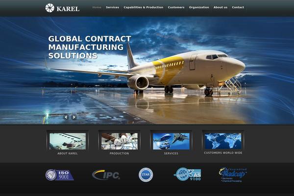 Mirage theme site design template sample