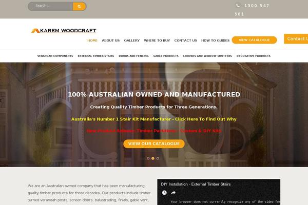 karemwoodcraft.com.au site used Karem