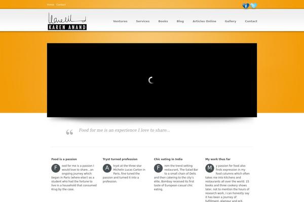 Accent theme site design template sample
