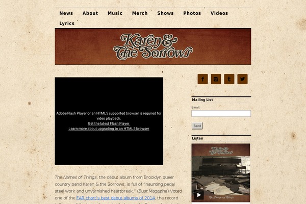 Coraline theme site design template sample