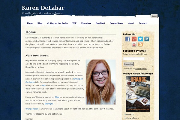 Pretty Parchment theme site design template sample