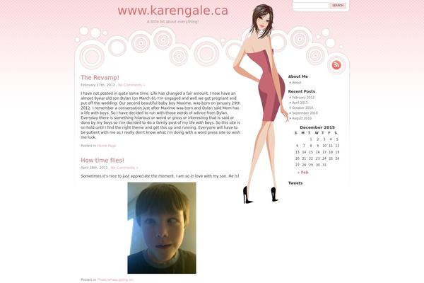 karengale.ca site used Pretty Theme