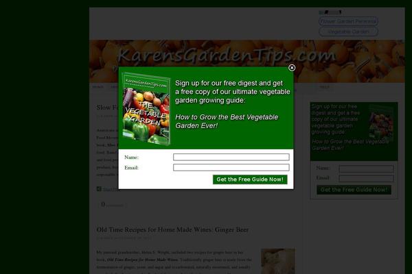 karensgardentips.com site used Thesis_2
