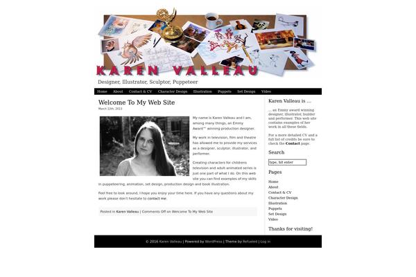 Blank2r theme site design template sample