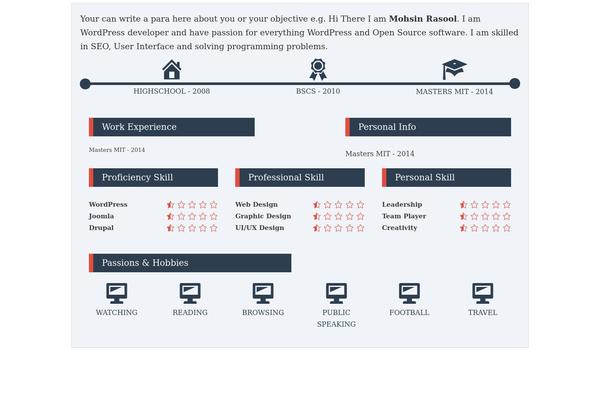 Naya Lite theme site design template sample