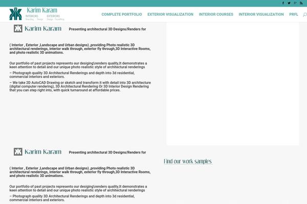Site using Portfolio Gallery plugin