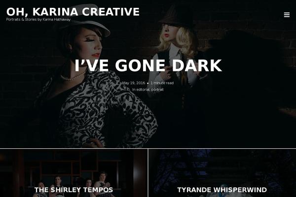 Ink Child theme site design template sample