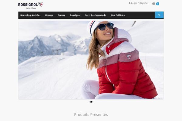 Vw-ecommerce-store theme site design template sample