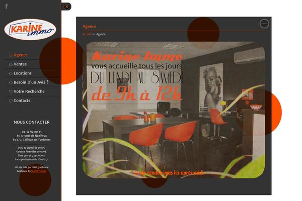 Analytical Lite theme site design template sample