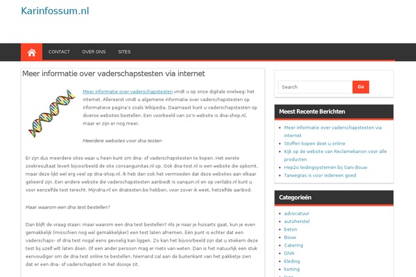 Magazine Style theme site design template sample
