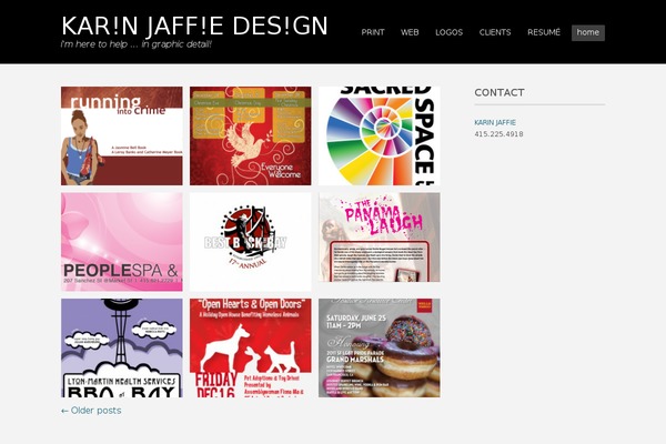 Portfolio Press theme site design template sample