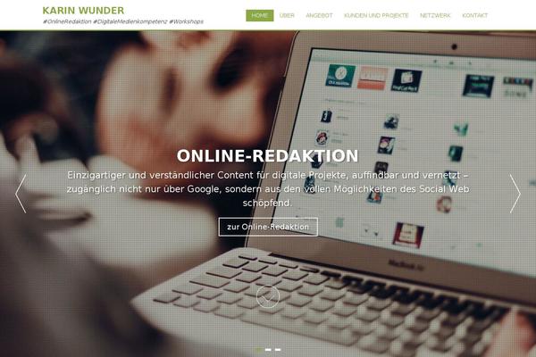 AccessPress Parallax theme site design template sample