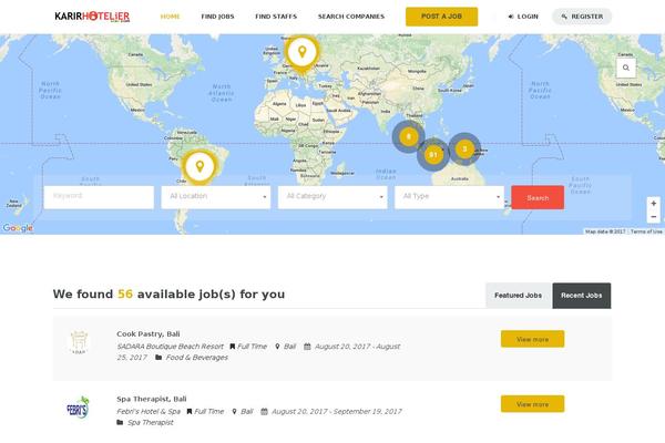 Noo-jobmonster theme site design template sample