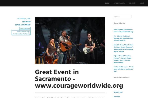 Harmonic theme site design template sample