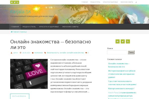 Site using Spice-post-slider plugin