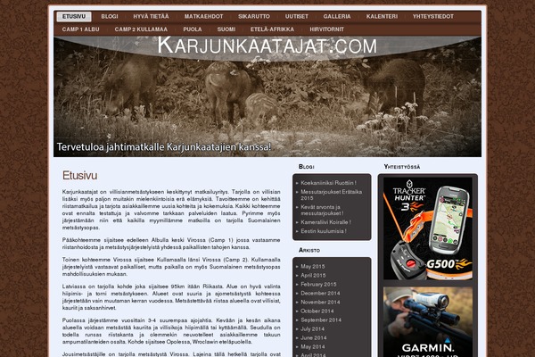 karjunkaatajat.com site used Hunting