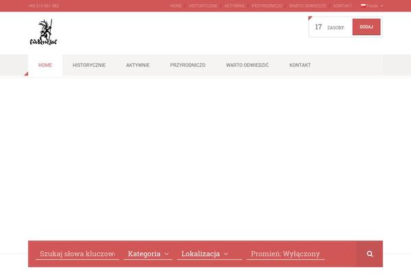 City Guide theme site design template sample