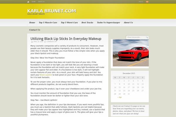 Headlines theme site design template sample