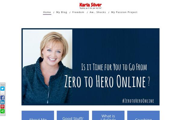 Minus theme site design template sample