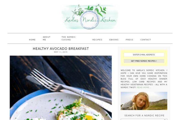 Foodie theme site design template sample