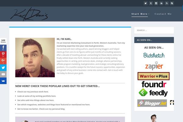 Marketing-expert theme site design template sample
