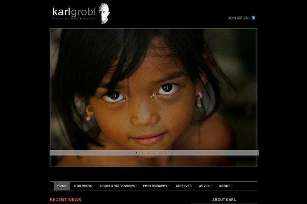 Editorial theme site design template sample