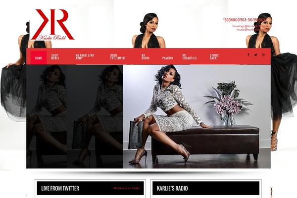 IronBand theme site design template sample