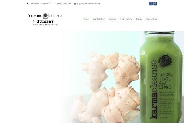 Total theme site design template sample