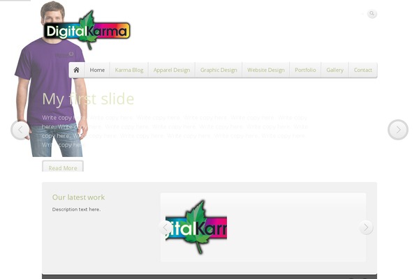 Duotive Fortune theme site design template sample