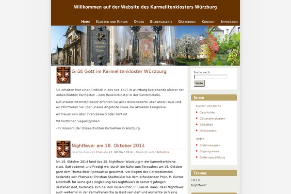 WordPress website example screenshot