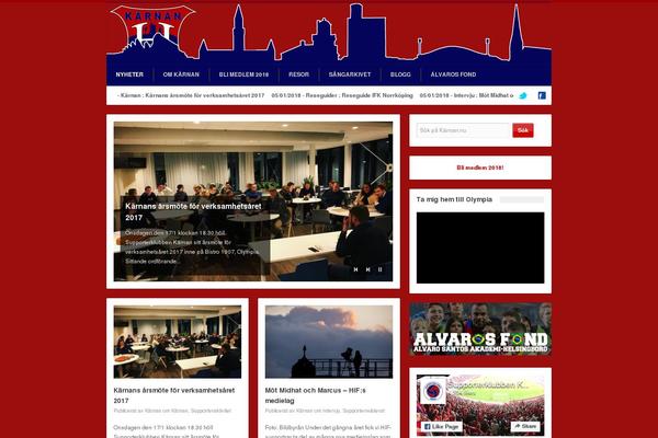 Site using Really Simple Share plugin