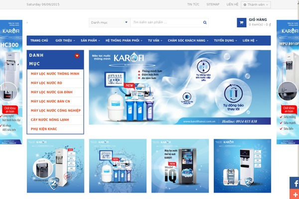 karofihanoi.com.vn site used Thoitrang