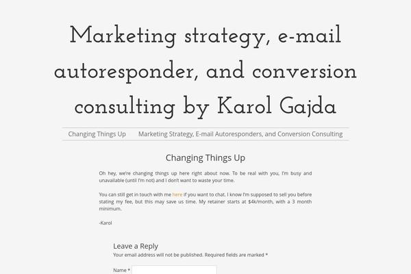 Mog theme site design template sample