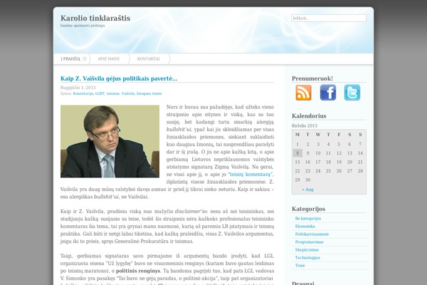 Azul theme site design template sample