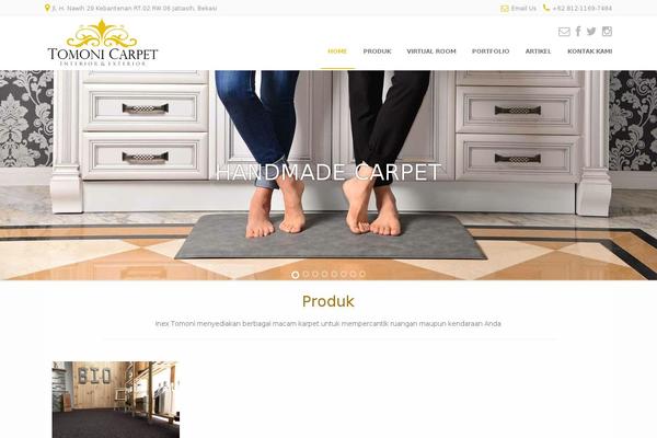 Albar theme site design template sample