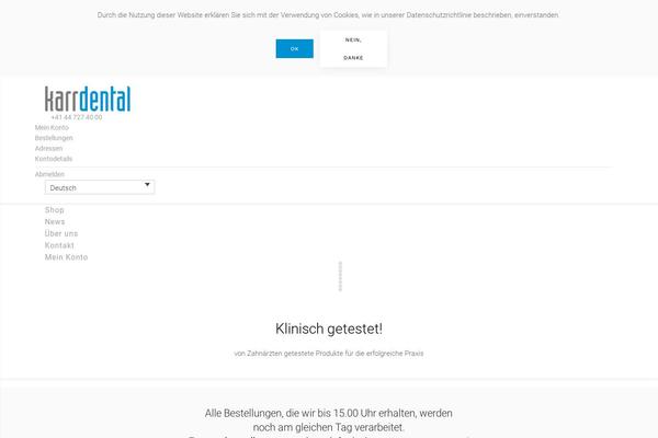 Site using WooCommerce Germanized plugin