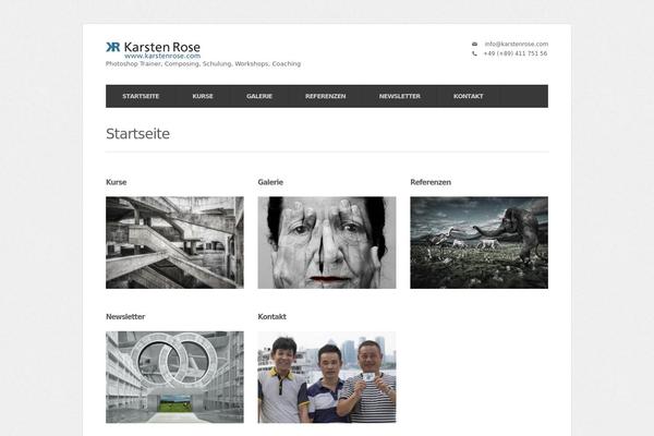 Seabird theme site design template sample