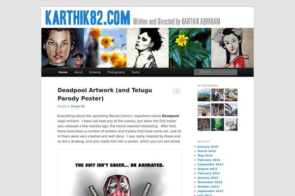 Site using Instagram for WordPress plugin