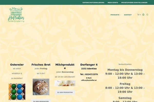 Site using Shopkeeper-portfolio plugin