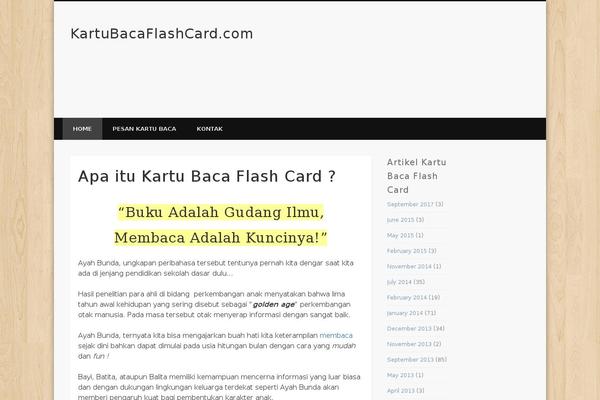 kartubacaflashcard.com site used Landingpress-wp