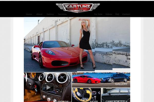 Wheels theme site design template sample