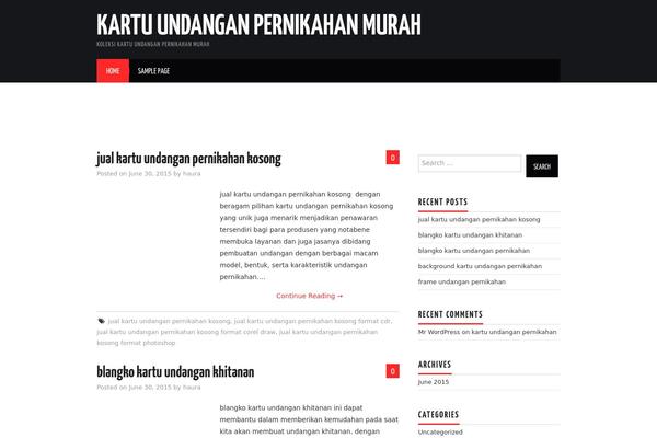 Hiero theme site design template sample