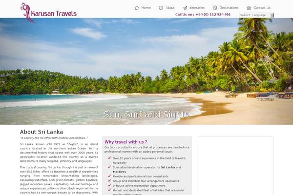 karusantravels.com site used Kst