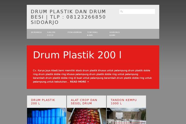 WP Barrister theme site design template sample