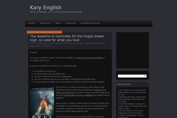 Radiate theme site design template sample